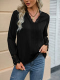 Plus Size  Elegant Loose Blouse Woman Fashion Temperament Long Sleeve Woman Shirt Printed Casual Woman Shirt Holiday Top