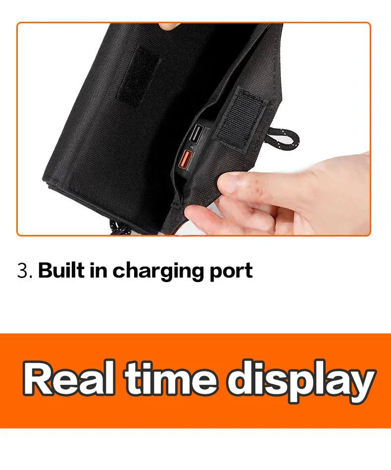 6-Fold 800W Portable Solar Panels Foldable Solar Panel Charger USB 5V DC Full Time Power Solar Panel Mobile Power Supply
