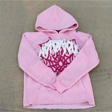 Y2k Spider Print Hoodies Women Men Hip Hop Pullover Long Sleeve Jacket Coats Fall Winter Harajuku Casual Loose Hooded Sweatshirt