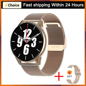 LIGE AMOLED Screen Smart Watch Women Bluetooth Call Bracelet Custom Watch Sports Fitness Men Waterproof Smartwatch For Xiaomi