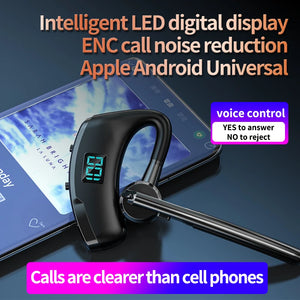 V8/V9 Business Earphone Bluetooth 5.0 Hands Free Wireless Headphones Stereo Waterproof Sports Earbuds Headset with Mic for phone