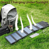 6-Fold 800W Portable Solar Panels Foldable Solar Panel Charger USB 5V DC Full Time Power Solar Panel Mobile Power Supply