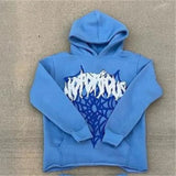 Y2k Spider Print Hoodies Women Men Hip Hop Pullover Long Sleeve Jacket Coats Fall Winter Harajuku Casual Loose Hooded Sweatshirt