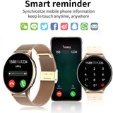 LIGE AMOLED Screen Smart Watch Women Bluetooth Call Bracelet Custom Watch Sports Fitness Men Waterproof Smartwatch For Xiaomi