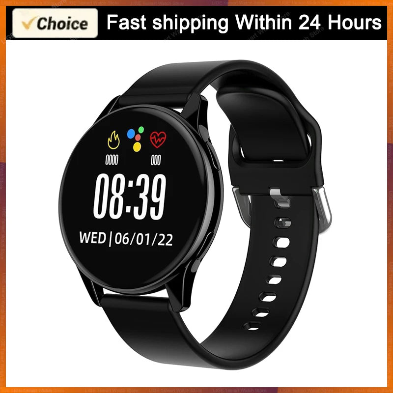 LIGE AMOLED Screen Smart Watch Women Bluetooth Call Bracelet Custom Watch Sports Fitness Men Waterproof Smartwatch For Xiaomi