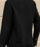 Plus Size  Elegant Loose Blouse Woman Fashion Temperament Long Sleeve Woman Shirt Printed Casual Woman Shirt Holiday Top