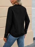 Plus Size  Elegant Loose Blouse Woman Fashion Temperament Long Sleeve Woman Shirt Printed Casual Woman Shirt Holiday Top